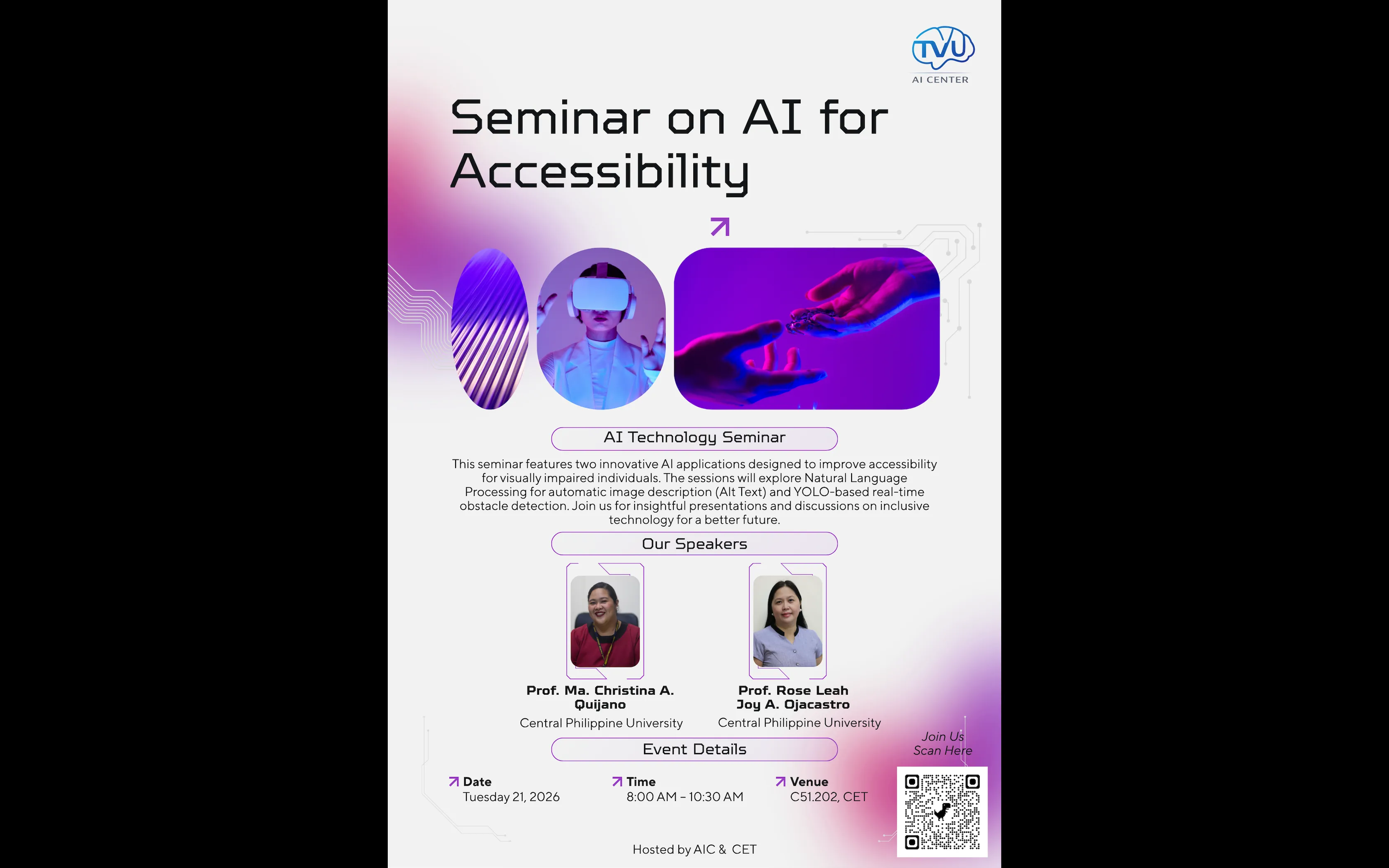 Seminar on AI for Accessibility